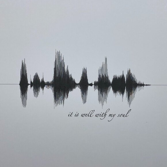 It Is Well With My Soul Soundwave 8x10 Contemporary Frame - Picture 2 of 4